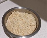 A picture of step 1 of Crispy biscuit vada.