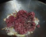 Foto langkah ke 2 dari resep Tumis Daging Sapi Giling Kacang Panjang&Tauge.