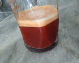 A picture of step 5 of Homemade red gel colour with beetroot.