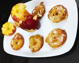 A picture of step 4 of Caramel Apple rings.