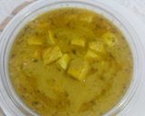 A picture of step 7 of Paneer green peas white gravy.