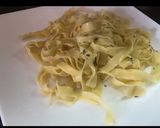 Foto del paso 7 de la receta: Salmón Sobre una cama de Fettuccine Alfredo al estilo Sonorense
