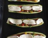 A picture of step 4 of Zucchini boats (cuketové lodičky).
