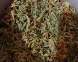 Foto langkah ke 2 dari resep Tumis bunga pepaya | ikan asin.