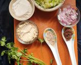 A picture of step 1 of Cabbage Kabab.