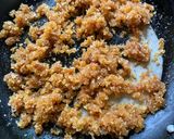 A picture of step 1 of Patolya- For Ganesh Chaturthi from Maharashtra and Konkan.