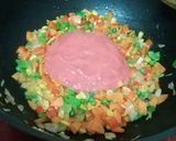 A picture of step 7 of Mexican rice with Pineapple.