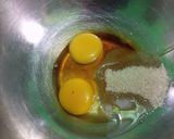 Foto langkah ke 3 dari resep Puding Roti Tawar Panggang.