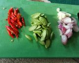 Foto langkah ke 3 dari resep Sambal Tempoyak Udang di-Pete-in.