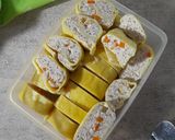 Foto langkah ke 5 dari resep Egg Roll Tahu Bihun | Rolade Tahu Bihun.