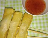 รูปขั้นตอนการทำที่ 3 ของ เกี๊ยวกรอบเสียบไม้ (Crispy Wonton Skewer)