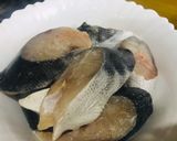 A picture of step 1 of Tawa fish fry.