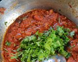 A picture of step 2 of Bhaji flavour poha.