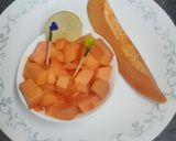 A picture of step 3 of Sweet Papaya --- Just Fruit & Me.