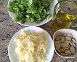 Foto del paso 3 de la receta: Spaghetti integrales al pesto con bacón ahumado