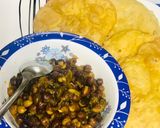 A picture of step 4 of Tempting black peas with gravy.