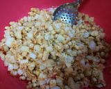 A picture of step 2 of Dahi bhallay.
