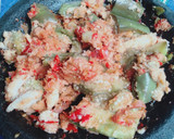 Foto langkah ke 8 dari resep Terong Kukus sambel kelapa.