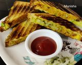 A picture of step 10 of Sweet Potato Carrot Cucumber Sandwich.