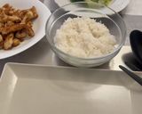 Foto del passaggio 6 della ricetta Riso basmati,con lattuga saltata e filetti di tacchino croccanti