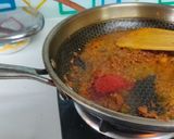 A picture of step 3 of Bedmi Puri with Aloo Sabzi.