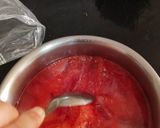 A picture of step 4 of Watermelon slush or Sorbat.