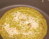 A picture of step 4 of Green Moong & Spinach Pancakes (Mug - palak dhirde).