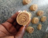 A picture of step 6 of Cinnamon coconut rolls.
