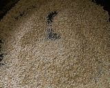 A picture of step 1 of Til chikki.