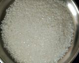 A picture of step 1 of Teiri (sweet rice).
