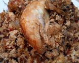 A picture of step 7 of Overleft chicken in egg sauce.