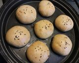 A picture of step 11 of Bhaji stuffed Buns eggless and without yeast.