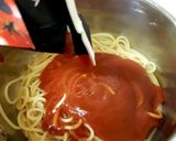 A picture of step 3 of My Quick Spaghetti in tomato juice and homemade Cheese sauce.😀.
