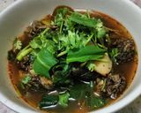 A picture of step 4 of Tom Yum Frog (with Laab Chili Seasoning).