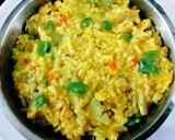 A picture of step 5 of Ayurvedic Detox Satvik vegetable Khichdi is One pot meal for immunity and fitness.