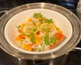Foto langkah ke 4 dari resep Steamed Salmon with Butternut Squash.