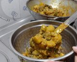 A picture of step 8 of Puri temple style Besara recipe.