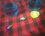 A picture of step 3 of Butterfly pea flowers tea.