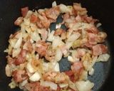 Foto del paso 3 de la receta: Tirabuzón con panceta y queso crema