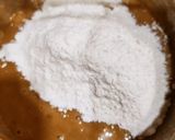 A picture of step 4 of Dalgona Coffee Cake.