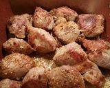A picture of step 1 of Mutton broast.