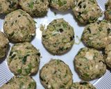 A picture of step 4 of Zucchini Fritters.