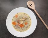 Tárkonyos csirkeraguleves (gluténmentes) recept fázis 7 fotója