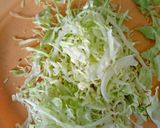 A picture of step 1 of Vegetables chilla.