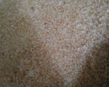A picture of step 2 of Arbic harisa.