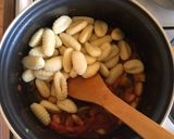 Gnocchi in Tomaten-Gemüsesauce mit Wildlachs Rezeptschritt 3 Foto