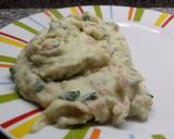Foto del paso 5 de la receta: Puré de papas dos quesos con jamón y verdeo