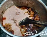 A picture of step 3 of Achari Chicken Masala.