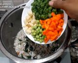 A picture of step 4 of Broken wheat upma.
