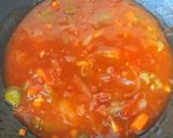 A picture of step 5 of Rice Vermicelli in Mexican Sauce.